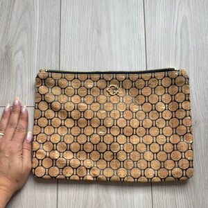 Chic Gold and Black Women's Clutch